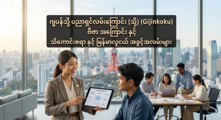 ဂျပန်သို့ ပညာရှင်လမ်းကြောင်း (သို့) (Gijinkoku) ဗီဇာအကြောင်း နှင့် မြန်မာဘွဲ့ရလူငယ် အခွင့်အလမ်းများ